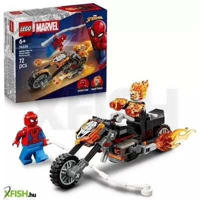LEGO® Marvel Pókember a motoros Szellemlovas ellen 76335