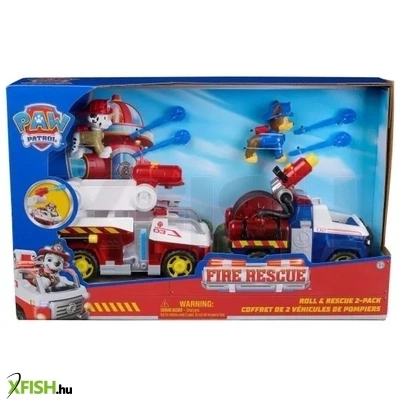 Mancs Őrjárat - Tűzoltó járművek figurákkal
