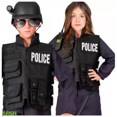 Taktikai mellény 3 féle kitűzővel - 158 cm