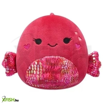Squishmallows: Barella, a szívecskés halacska plüss - 20 cm