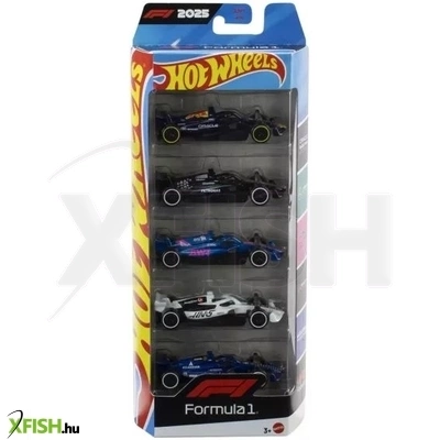Hot Wheels: kisautók: F1 - 5 darabos szett