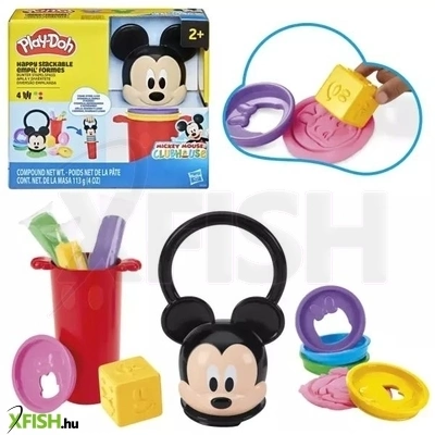 Play-Doh Disney Junior: Egymásba rakható gyurma ajándékszett