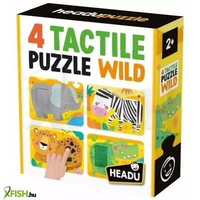 Headu: Taktilis fejlesztő puzzle - Vadállatok
