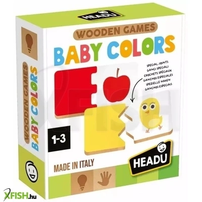 headu: montessori fa oktatójáték babáknak – színek