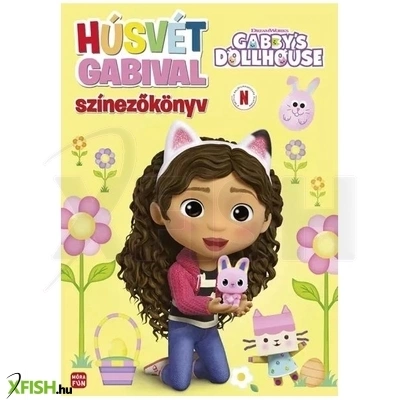 Gabi babaháza - Húsvét Gabival - Színezőkönyv