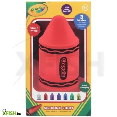 crayola: színváltós szilikon lámpa - újratölthető