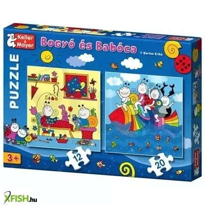 Bogyó és Babóca - 12 és 20 db-os puzzle - Szivárványhal