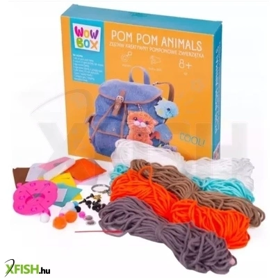 wow box: állatkás pompon készítő készlet