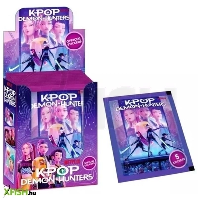 K-Pop: Demon Hunters gyűjthető matricák meglepetéscsomagban - 1 csomag 5 db matricával