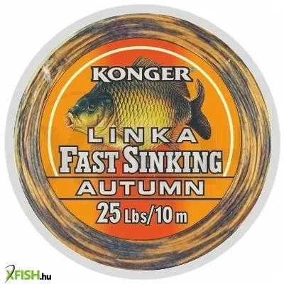 Konger Fast Sinking Line Autum Bojlis Előkezsinór 10m 25Lbs