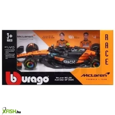 bburago: f1 versenyautó - 1:43, mclaren mcl39 norris