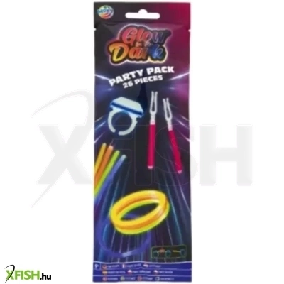 Grafix: Moxy világító party pálcikák készlet - gyűrű