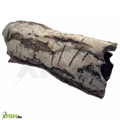 tq nyírfatörzs kerámia dekoráció akváriumba, terráriumba (15x7cm)