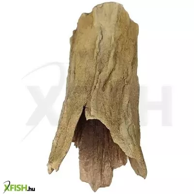 Tq álló fatörzs kerámia dekoráció akváriumba, terráriumba (16x7cm)