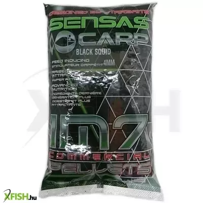 Sensas Im7 Etetőpellet Extrudes Black Squid Fekete Tintahal 4 Mm 700 G