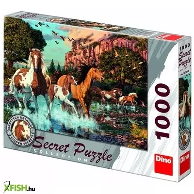 Dino lovak 1000 darabos titkos puzzle