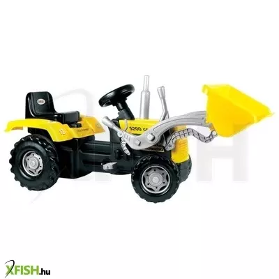 dolu pedálos traktor markolóval - 106 cm