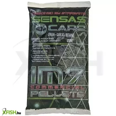 Sensas Im7 Etetőpellet Ext.Green-Garlic-Betaine 4 Mm 700G