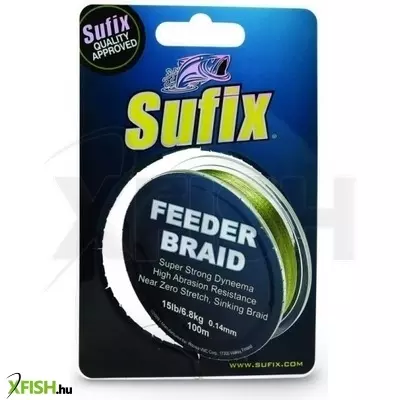 Sufix Feeder Braid 0,08Mm/3,6Kg Olive Green 100M Sufix Fonott Zsinór