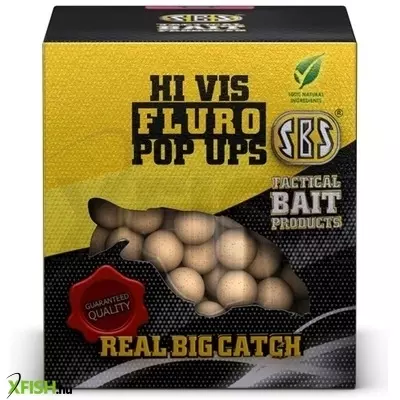 sbs baits fluro pop ups lebegő bojli lemon orange citrom narancs 16x18x20mm 100g