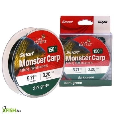 Carp Expert Smart Monster Carp Monofil Zsinór Sötétzöld 300m 0.35mm 16.68Kg