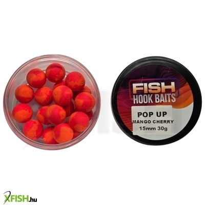 Fish Hook Baits Pop Up Lebegő Bojli Mangó Cseresznye 15mm 30g