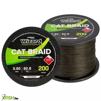 Wizard Cat Braid Harcsázó fonott zsinór 0,60Mm 200M 63,2Kg