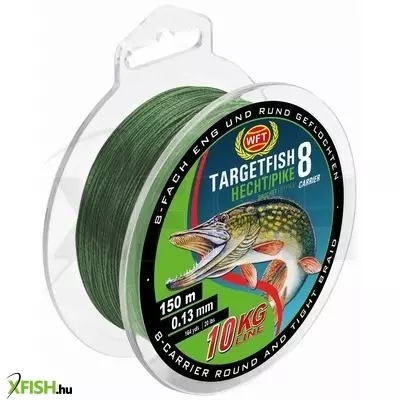 Wft Tf8 Hecht Green Univerzális Fonott Zsinór Zöld 150M 20Kg 0,22mm