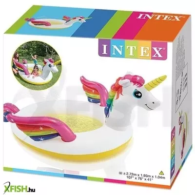 intex 57441 unikornis medence - 272 x 193 x 104 cm