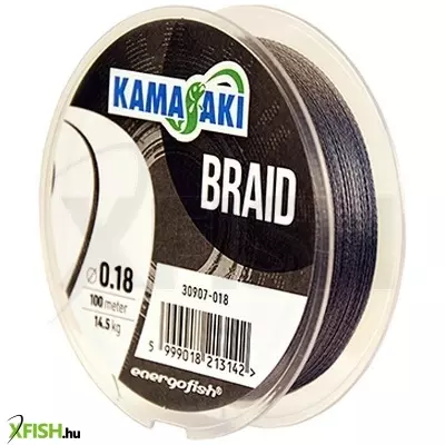Kamasaki Braid Grey Fonott Zsinór Szürke 100m 0.50mm 52.2Kg