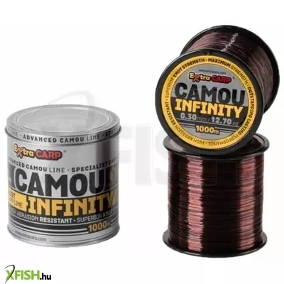 Extra Carp Infinity Camou Monofil Pontyozó Zsinór 1000m 0,30 mm 12,70 kg