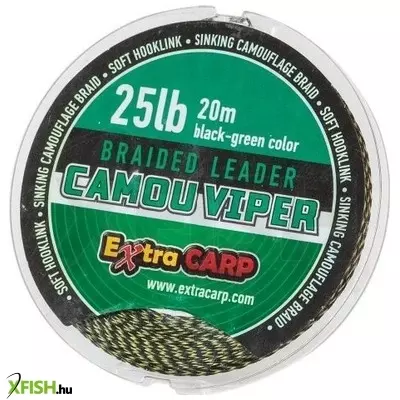 Extra Carp Camou Viper (15 Lb) Fonott Előke 20M
