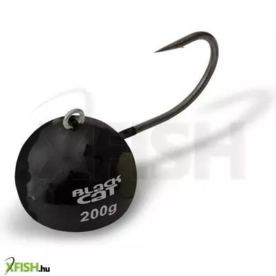Black Cat jig horog 120g Fire-Ball fekete #6/0