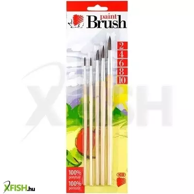 ICO Süni: Ecset készlet, natúr - 5 db-os