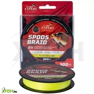 Carp Expert Spods Braid Fonott Zsinór 0.28 300M 30Lbs/13,6Kg Sárga