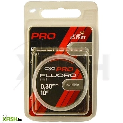 Carp Expert Pro Invisible Line Fluorocarbon Átlátszó Előkezsinór 0,30mm 10M