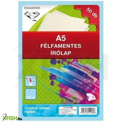 Írólap - A5-ös - félfamentes - 50 db