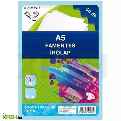 Írólap - A5-ös - famentes - 50 db