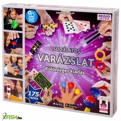 Hanky panky-csiribá magic show bűvészdoboz - 175 trükkel