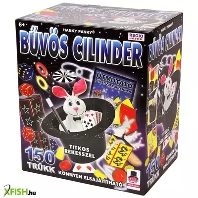 Hanky panky-csiribá magic show bűvös cilinder bűvészdoboz - 150 trükkel