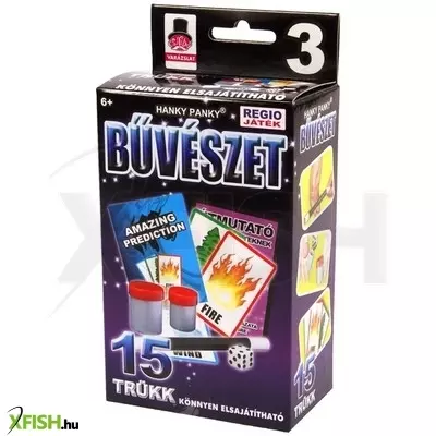 Hanky panky-csiribá magic show gondolatolvasás bűvészdoboz - 15 trükkel