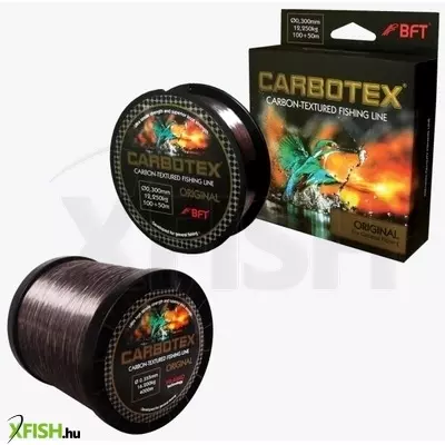 Carbotex Original 150 Monofil Zsinór | Hossz: 150 M, Átmérő: 0,185 Mm, Szakítószilárdság: 4,50 Kg, Szín: Víztiszta