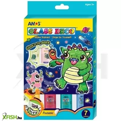 Amos üvegfesték készlet