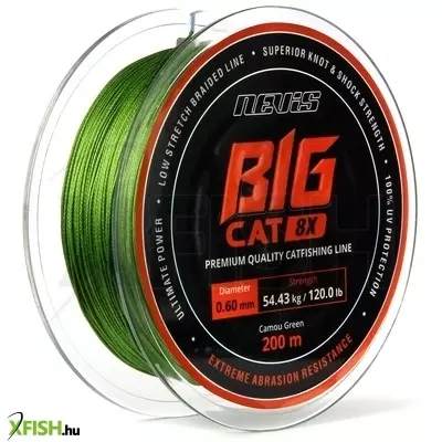 Nevis Big Cat Harcsázó Zsinór 200M 0,60