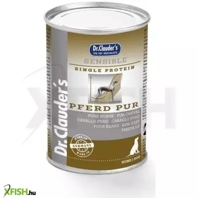 Dr.Clauders Selected Meat Sensible Ló Pure lovas konzerv 400g