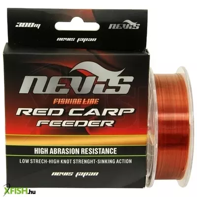 nevis red carp feeder zsinór 300m 0,18