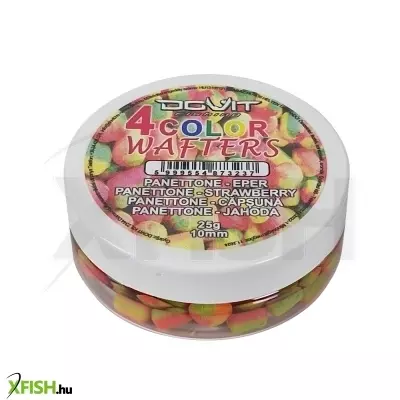 Dovit 4 Color wafters bojli panettone-eper 10mm 25g