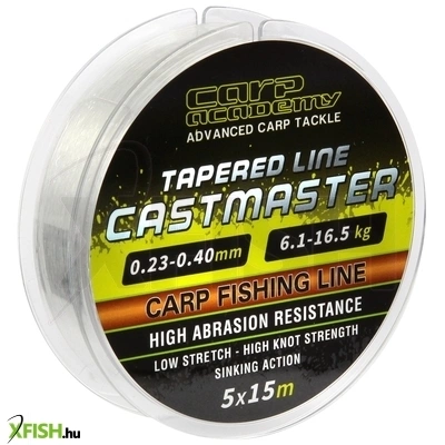 Carp Academy Castmaster Tapered Line Dobóelőke 5X15m 0.23-0.40mm