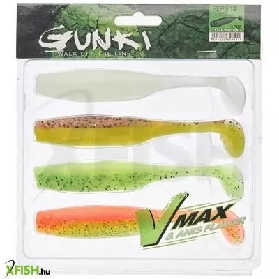 Gunki Peps Dark Water Kit 2 12 Gumihal szett 4 db/csomag