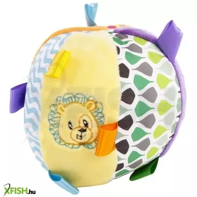 Winfat puha oroszlán csörgőlabda bébijáték